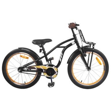 Dječji gradski bicikl 20", 1 brzina, crna